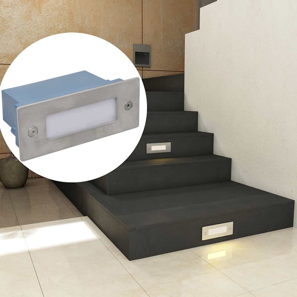 Lampade da Incasso a LED 6 pz per Scale 44x111x56 mm