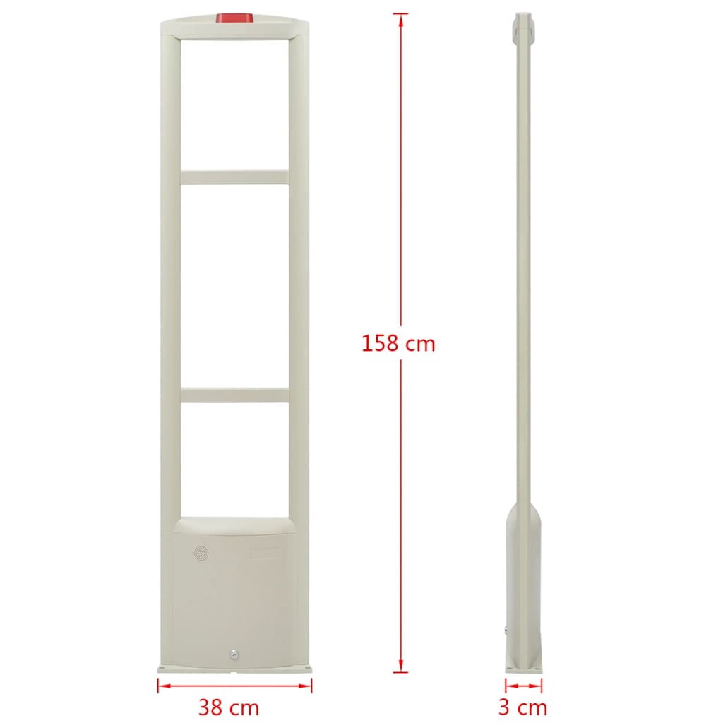 Antenna RF Sistema Antitaccheggio 8,2MHz Bianco