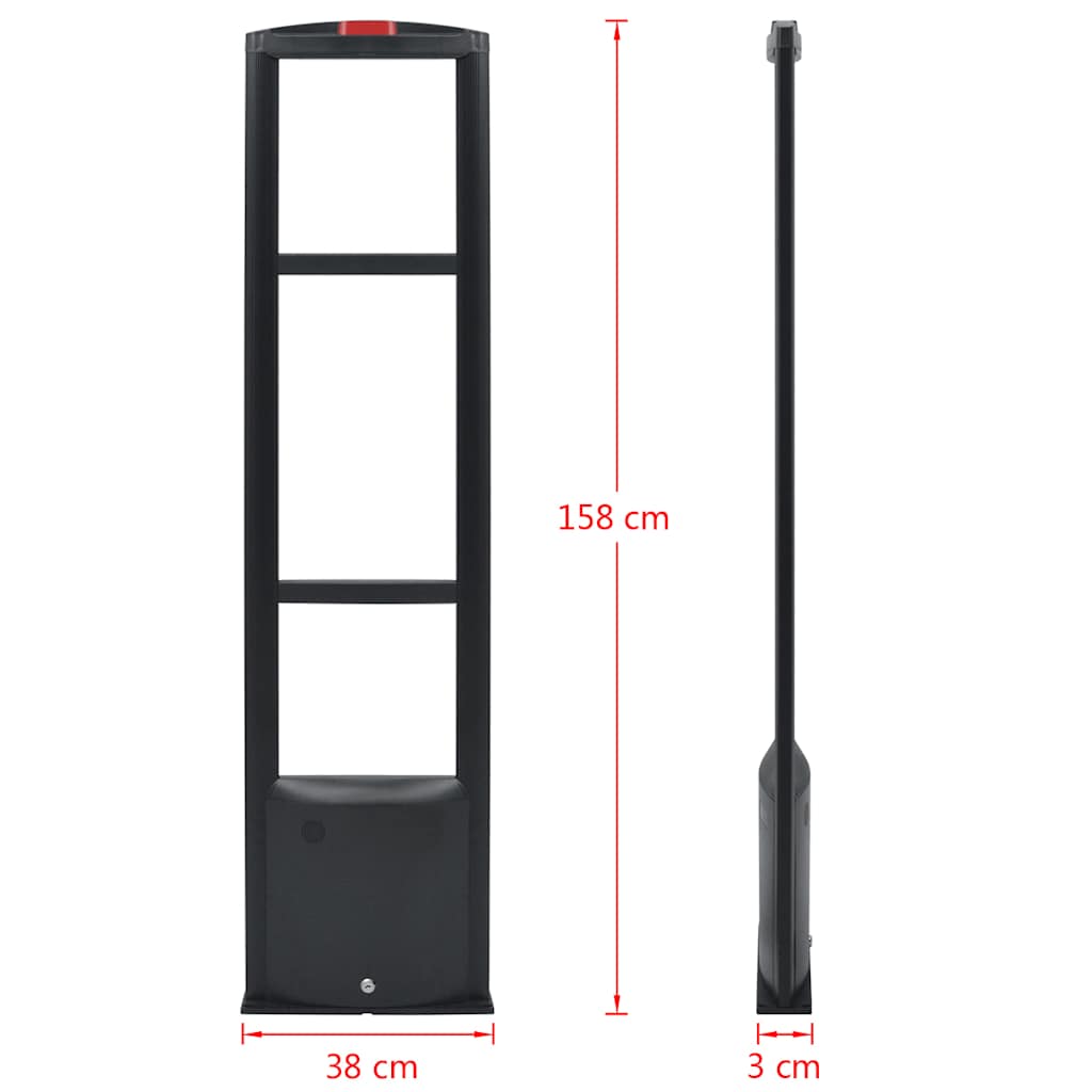 RF Sistema Antitaccheggio 8,2MHz Nero