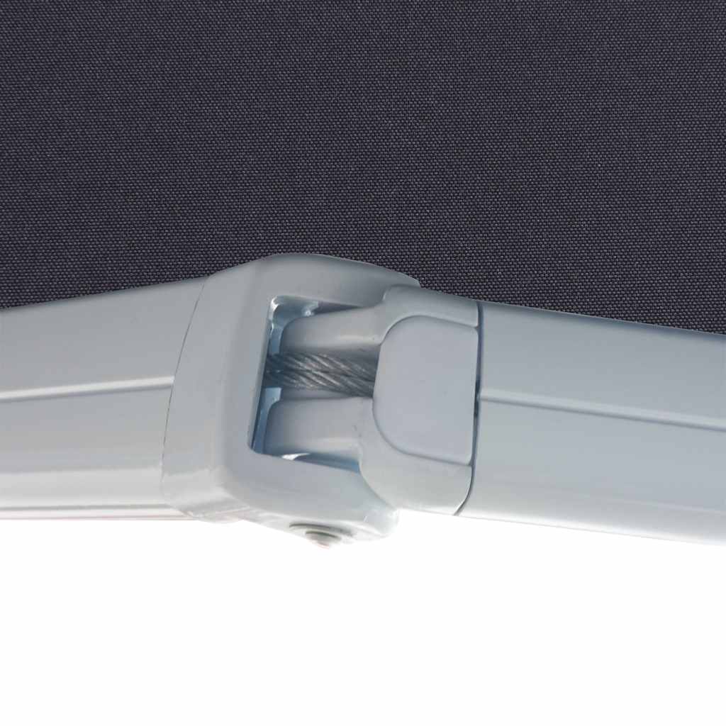 Tenda a Cassonetto Motorizzata 400 cm Antracite