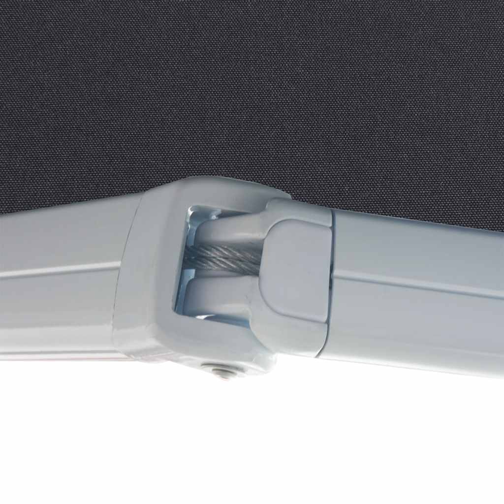 Tenda a Cassonetto Manuale 400 cm Antracite