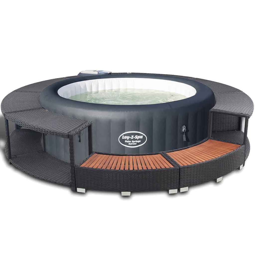 Bestway Lay-Z-Spa Idromassaggio Palm Springs HydroJet con Bordo Vasca
