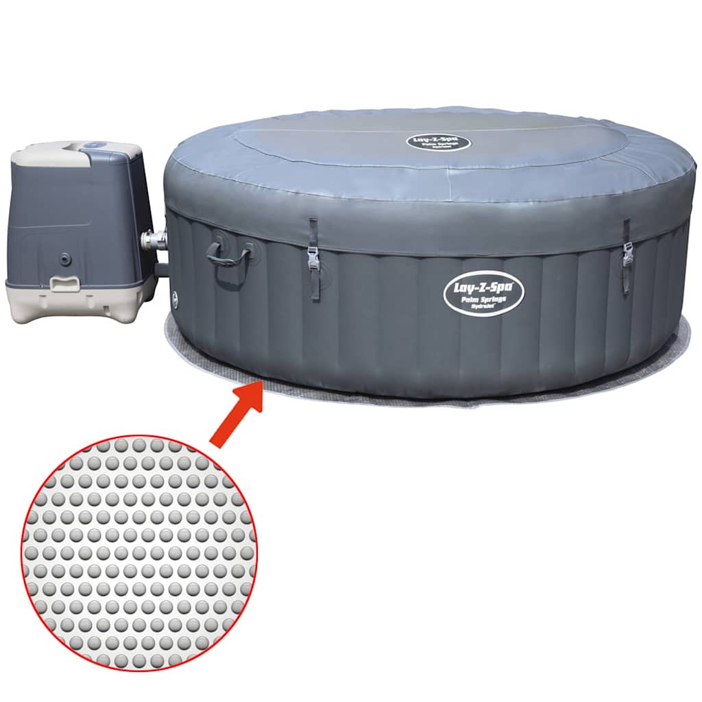 Bestway Lay-Z-Spa Idromassaggio Palm Springs HydroJet con Bordo Vasca