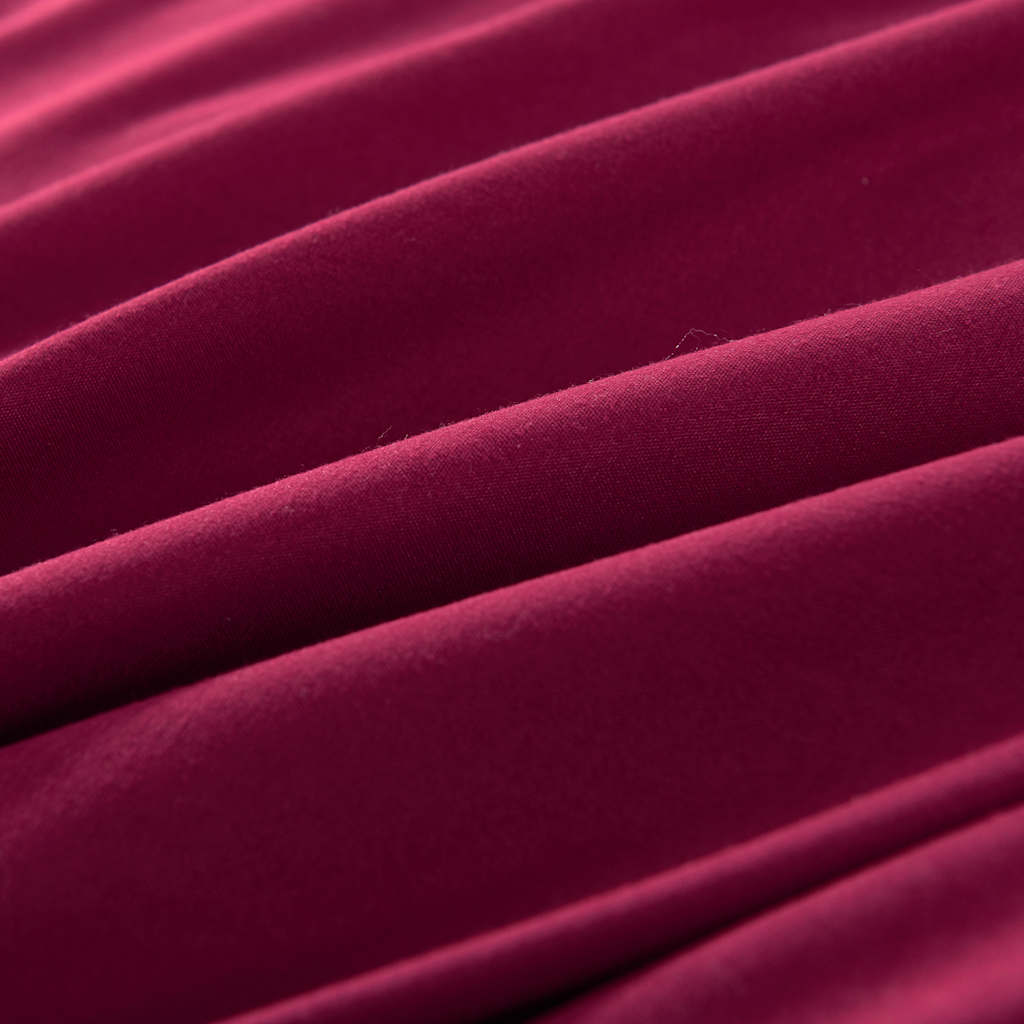 Set Copripiumino Rosso Bordò 135x200/80x80 cm