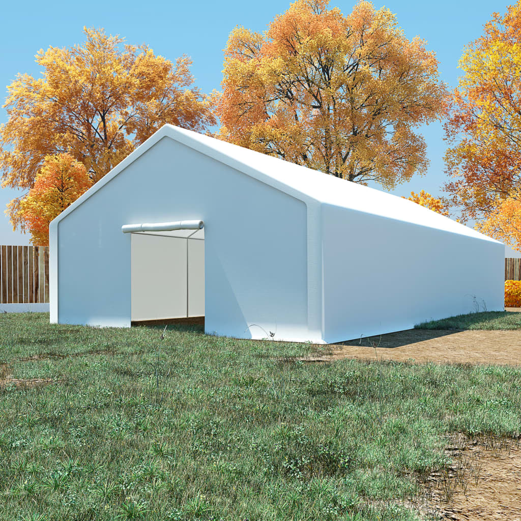 Tenda Capannone in PE 6x12 m Bianca