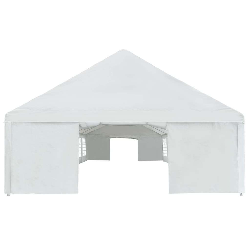 Tendone per Feste in PE 6x14 m Bianco