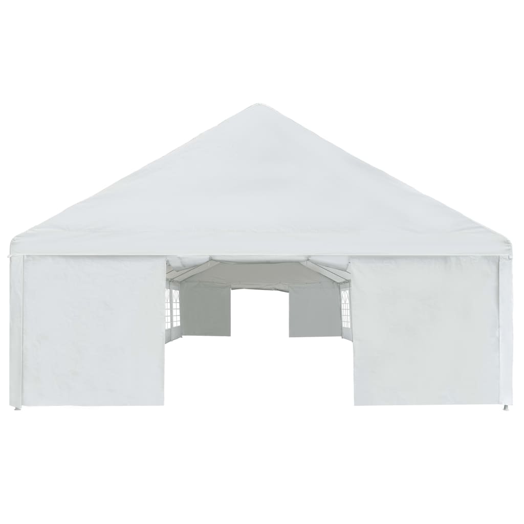Tendone per Feste in PE 6x16 m Bianco