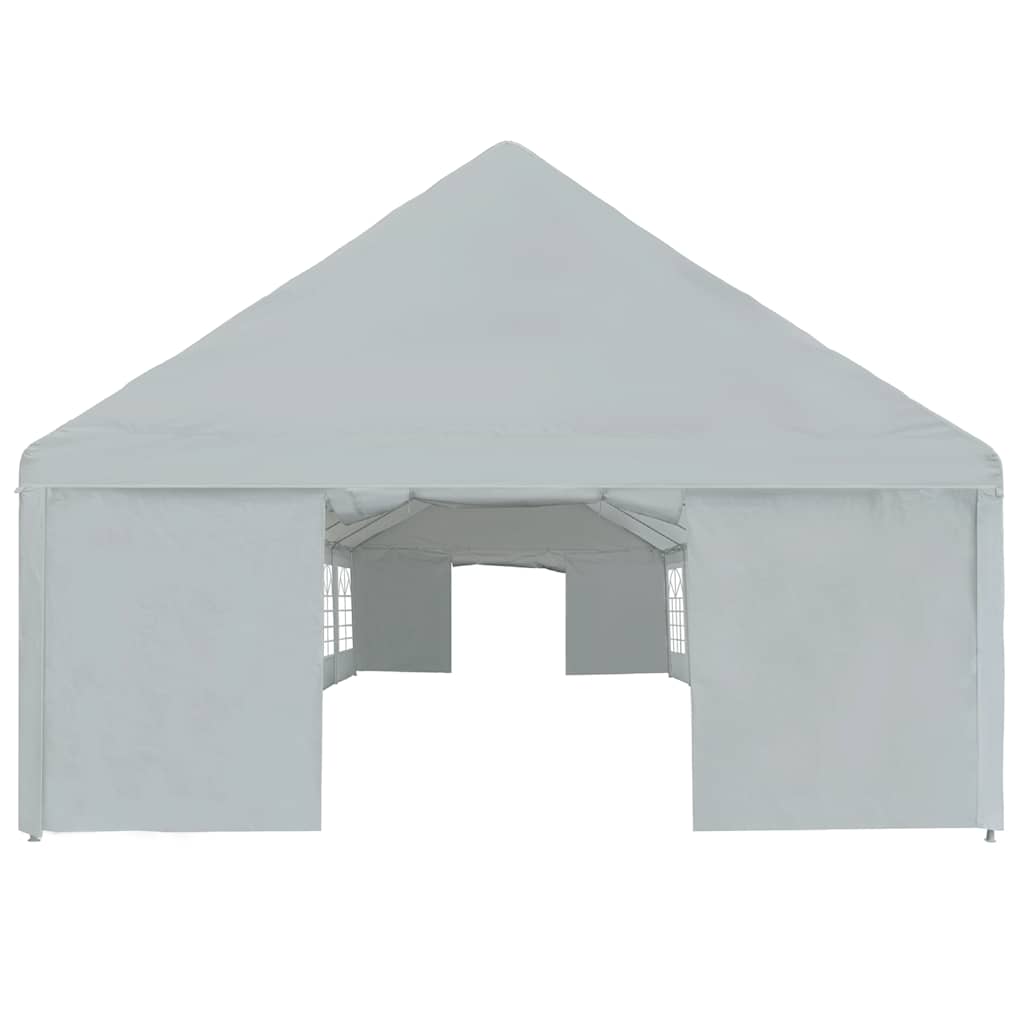 Tendone per Feste in PE 5x10 m Grigio