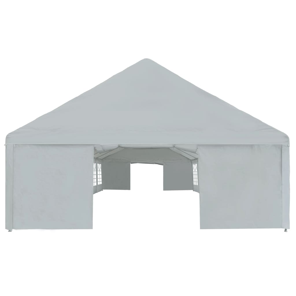Tendone per Feste in PE 6x12 m Grigio