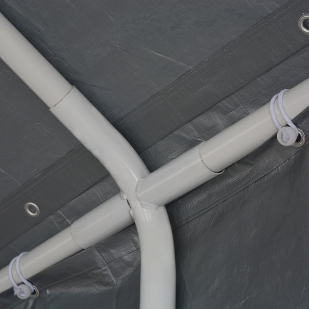 Tendone per Feste in PE 6x12 m Grigio