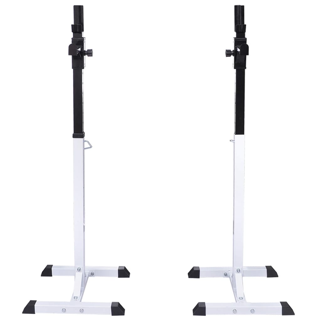 Stazione per Squat con Bilanciere e Set di Manubri da 30,5 kg