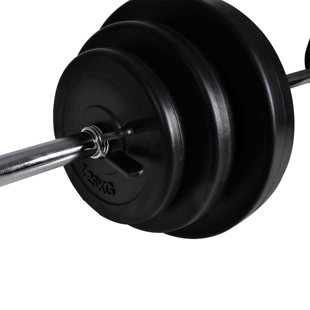 Macchina Multistazione con Bilanciere e Set di Manubri 30,5 kg