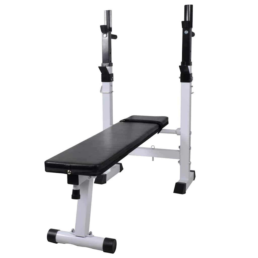 Panca Reclinabile con Rack Bilanciere e Set Manubri 90 kg