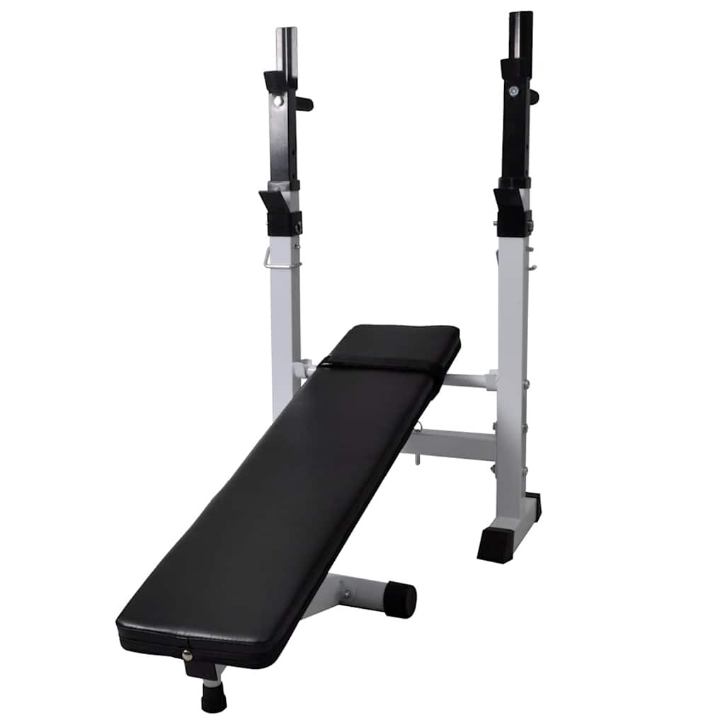 Panca Reclinabile con Rack Bilanciere e Set Manubri 90 kg