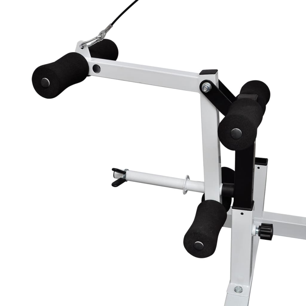 Panca Multifunzione con Bilanciere e Set di Manubri 120 kg