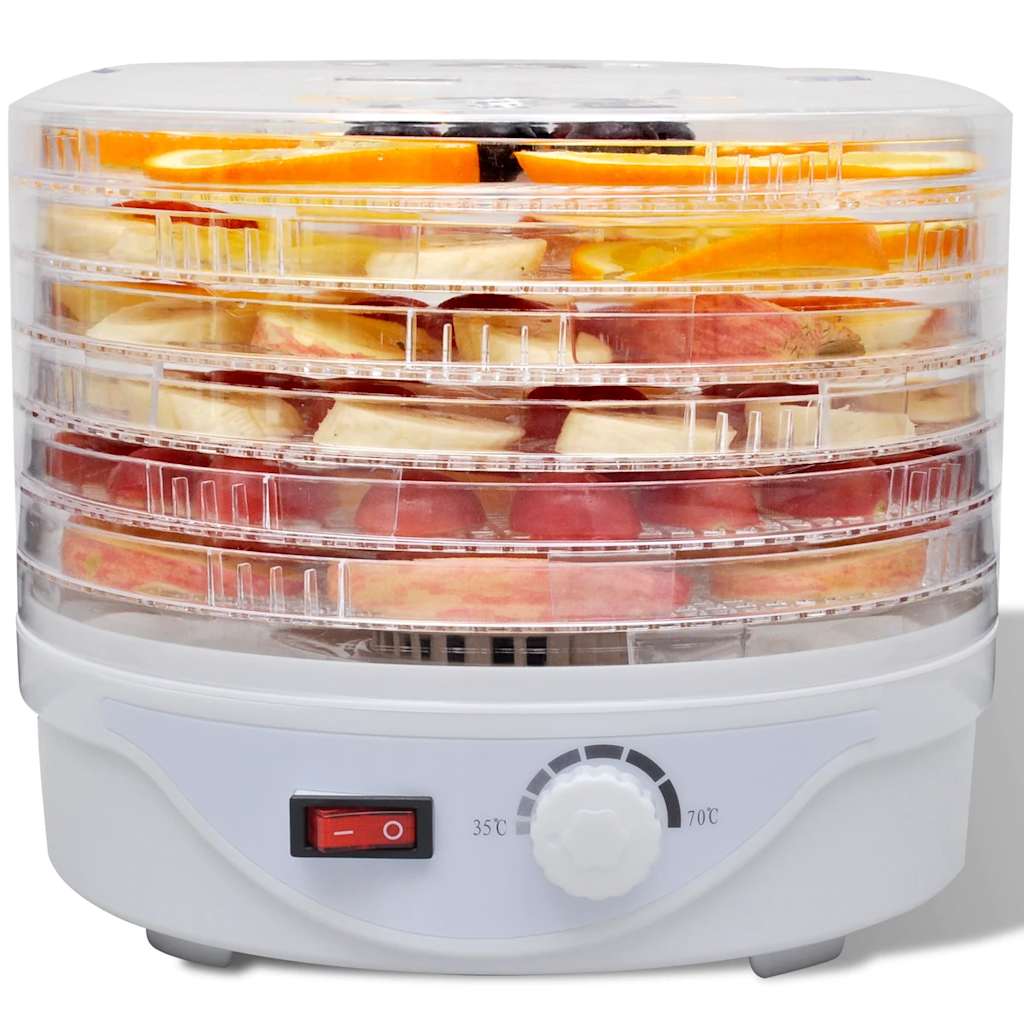 Essiccatore Alimentare Rotondo con 6 Vassoi 250 W