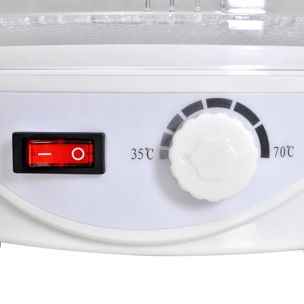 Essiccatore Alimentare Rotondo con 6 Vassoi 250 W