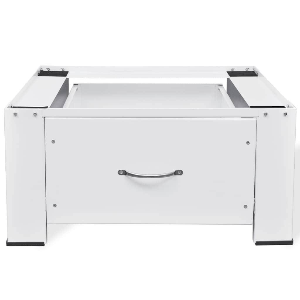Supporto Alzatina per Lavatrice Bianco con Cassetto