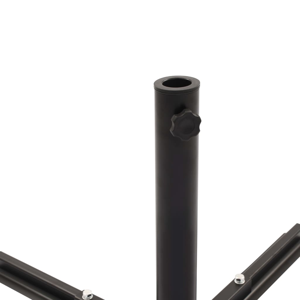 Base per Ombrellone con Marmette Grigio e Nero