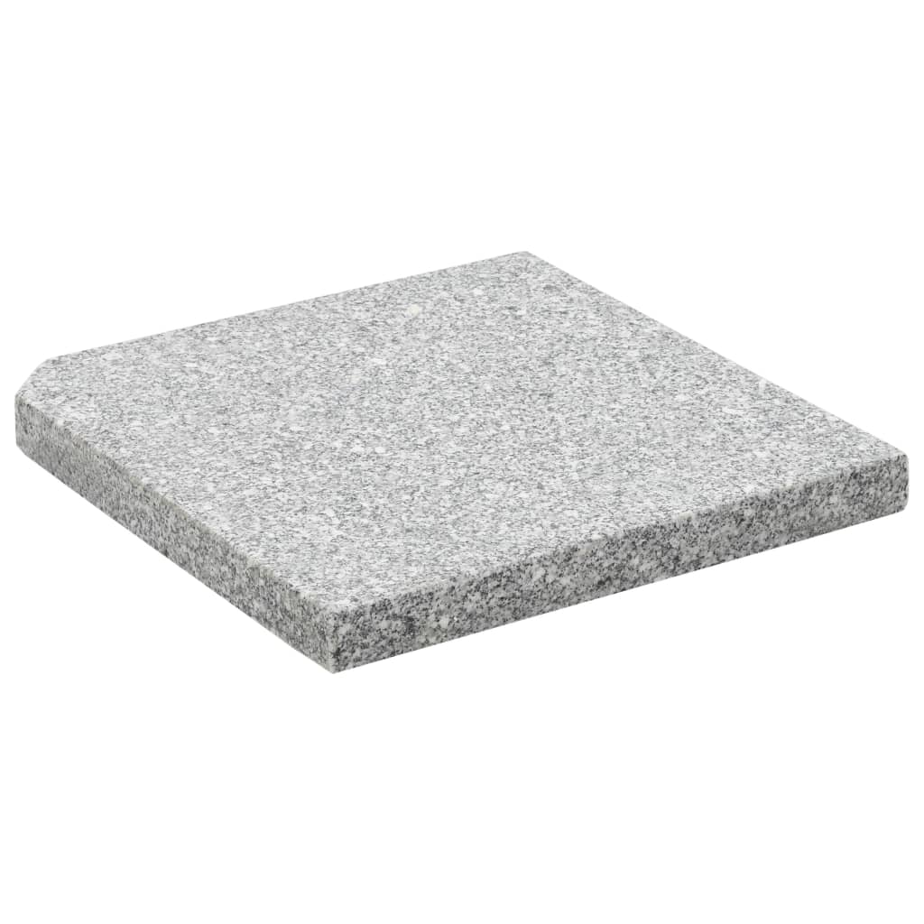 Base per Ombrellone con Marmette Grigio e Nero