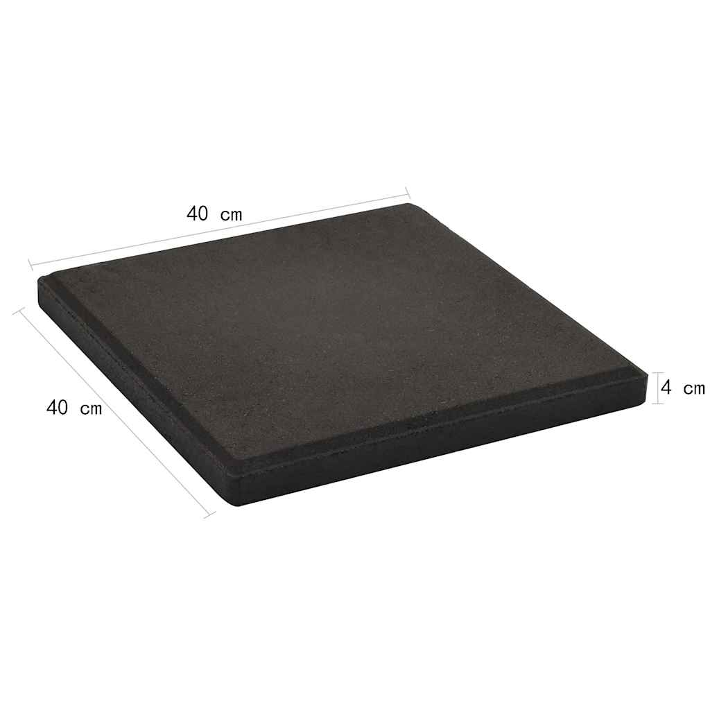 Base per Ombrellone con Marmette Nero
