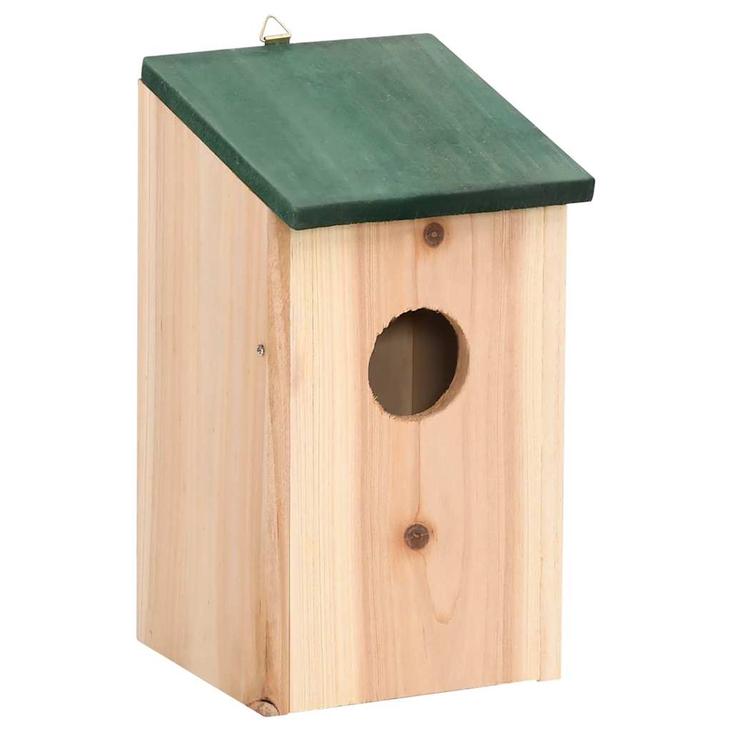 Casette per gli Uccelli 8 pz in Legno 12x12x22 cm