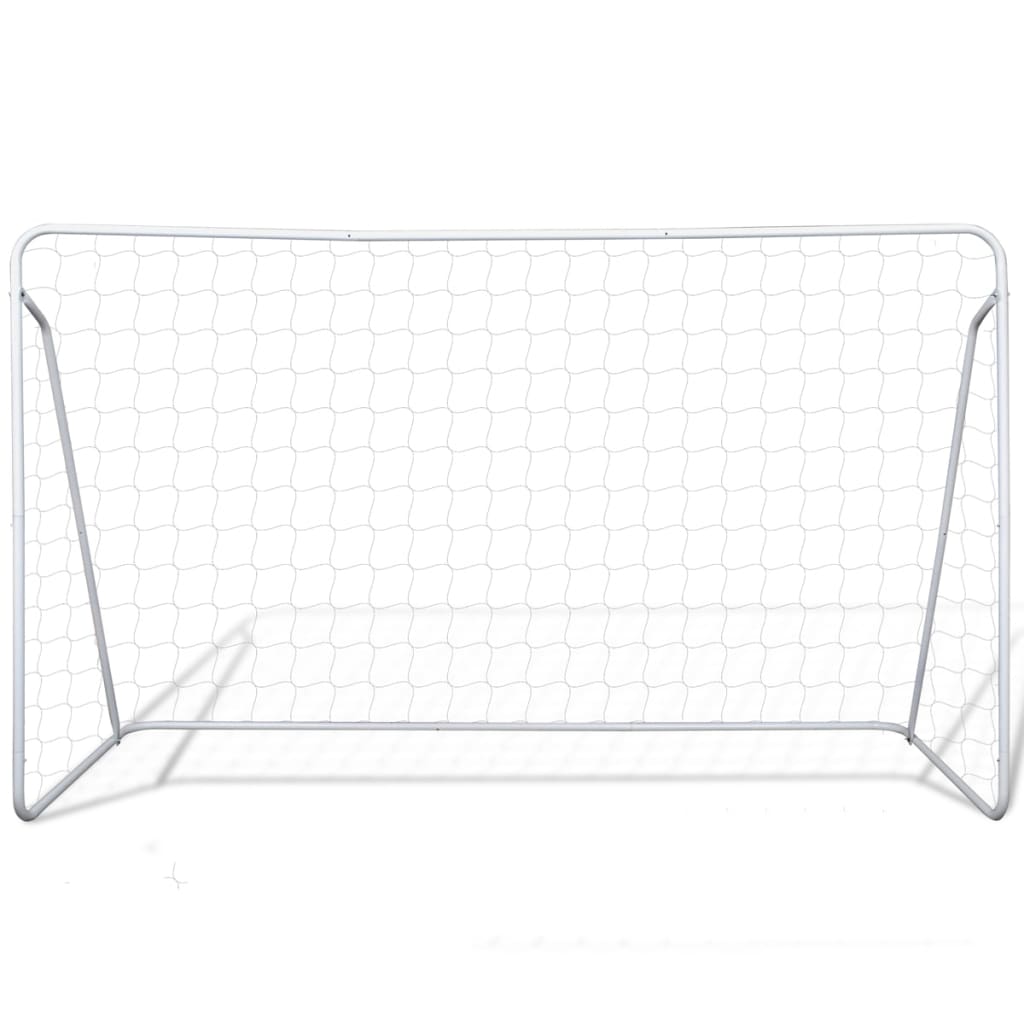 Porta da Calcio in Acciaio 2 pz 240x90x150 cm