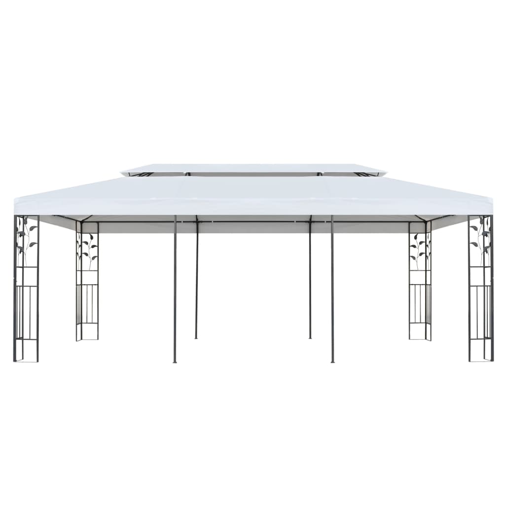 Gazebo 3x6 m Bianco