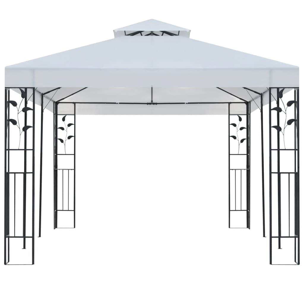 Gazebo 3x6 m Bianco