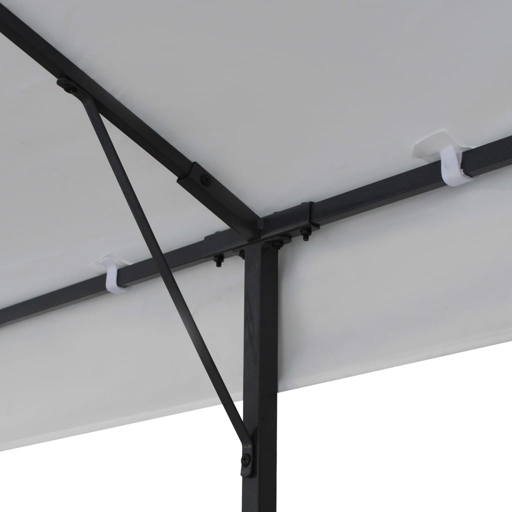 Gazebo 3x6 m Bianco