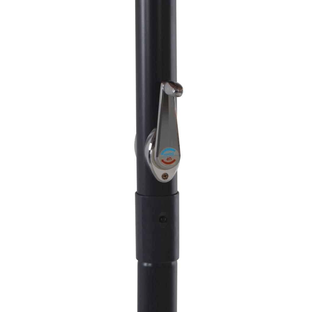 Ombrellone da Giardino con Base Portatile Tortora