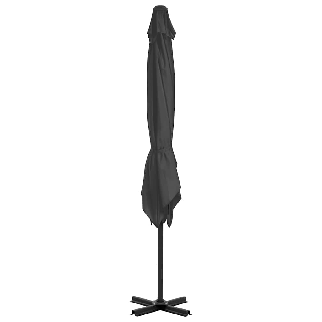 Parasole da Giardino con Base Portatile Antracite