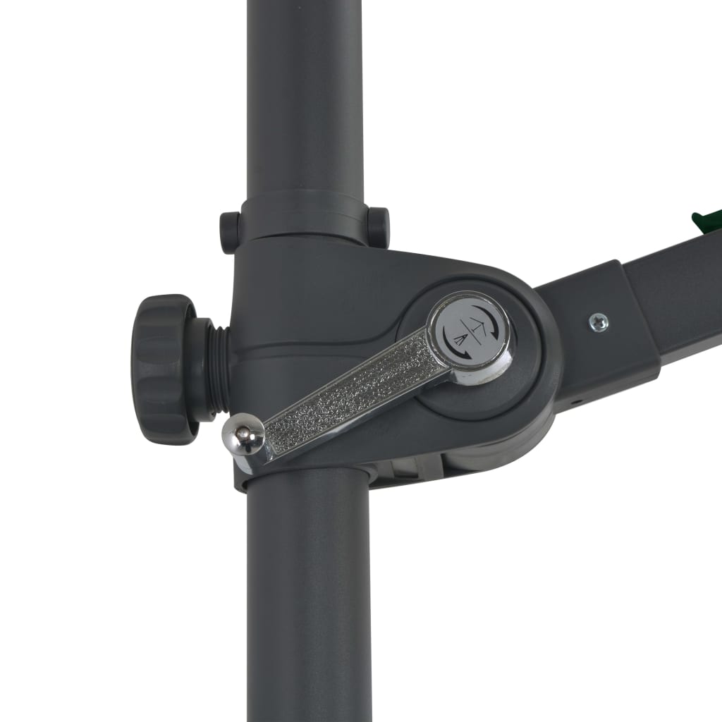 Ombrellone da Giardino con Base Portatile Antracite