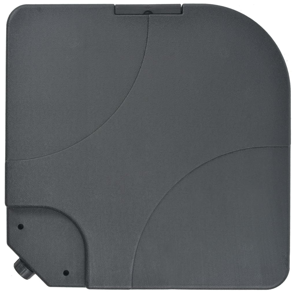 Ombrellone da Giardino con Base Portatile Antracite