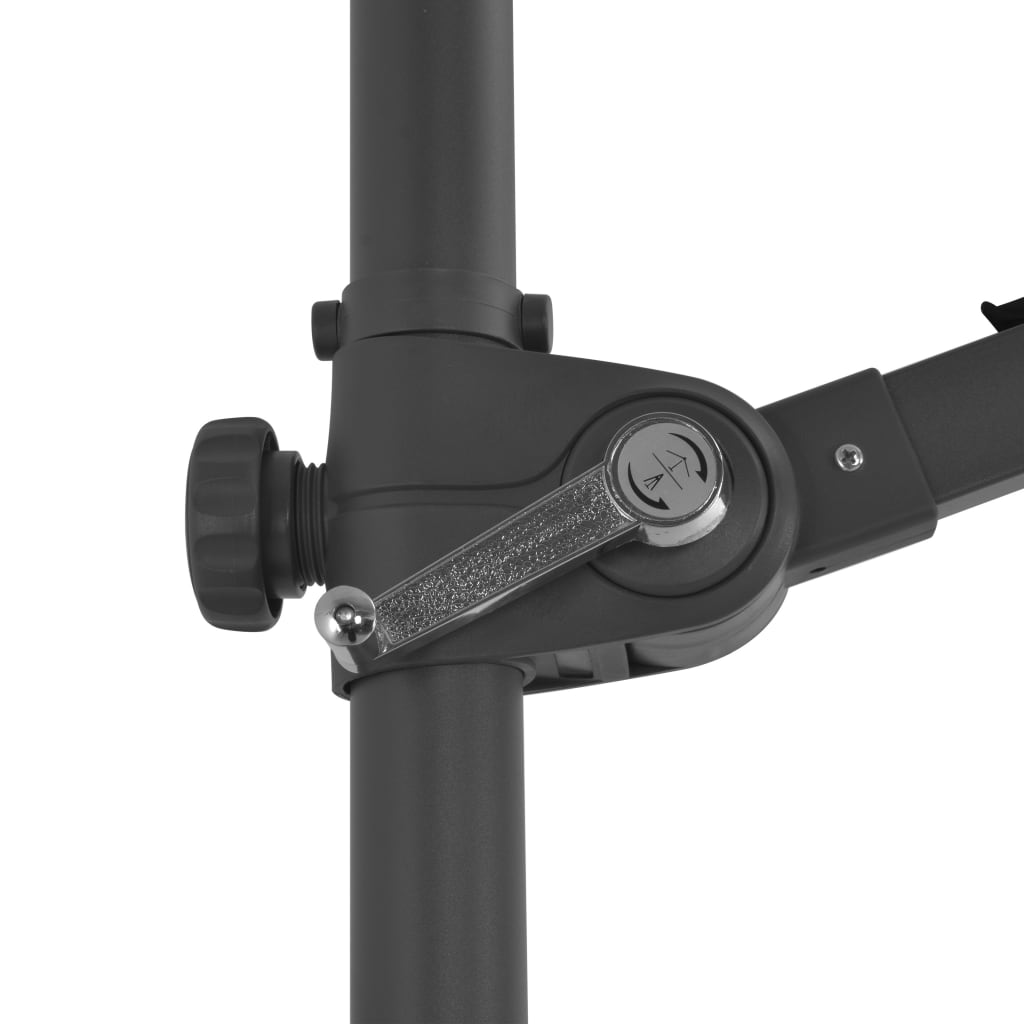 Parasole da Giardino con Base Portatile Antracite