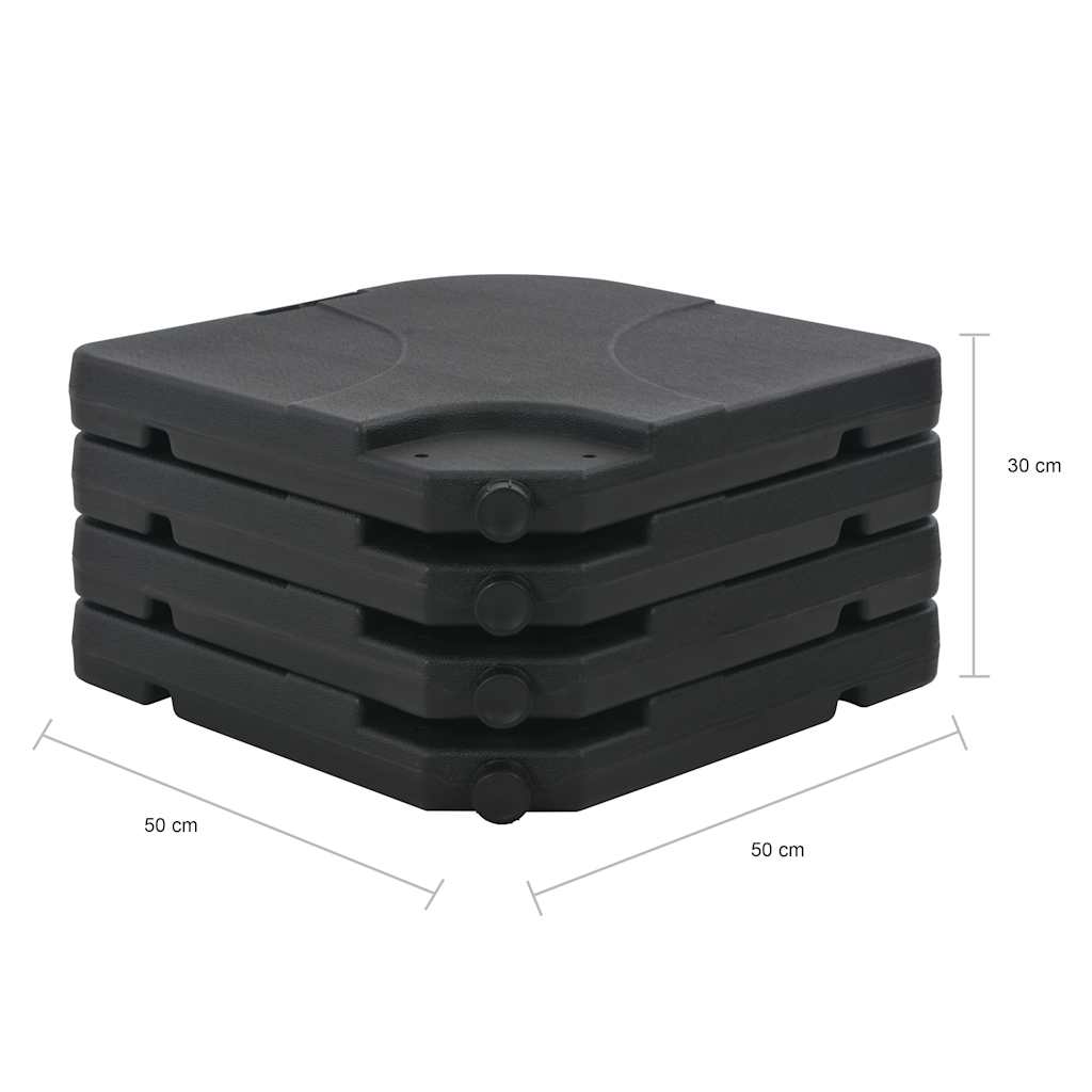 Ombrellone da Giardino con Base Portatile Tortora
