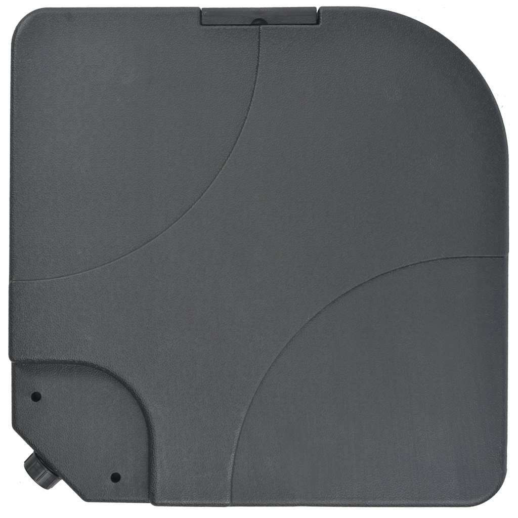 Ombrellone da Giardino con Base Portatile Tortora