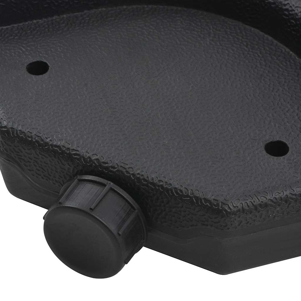 Ombrellone da Giardino con Base Portatile Tortora