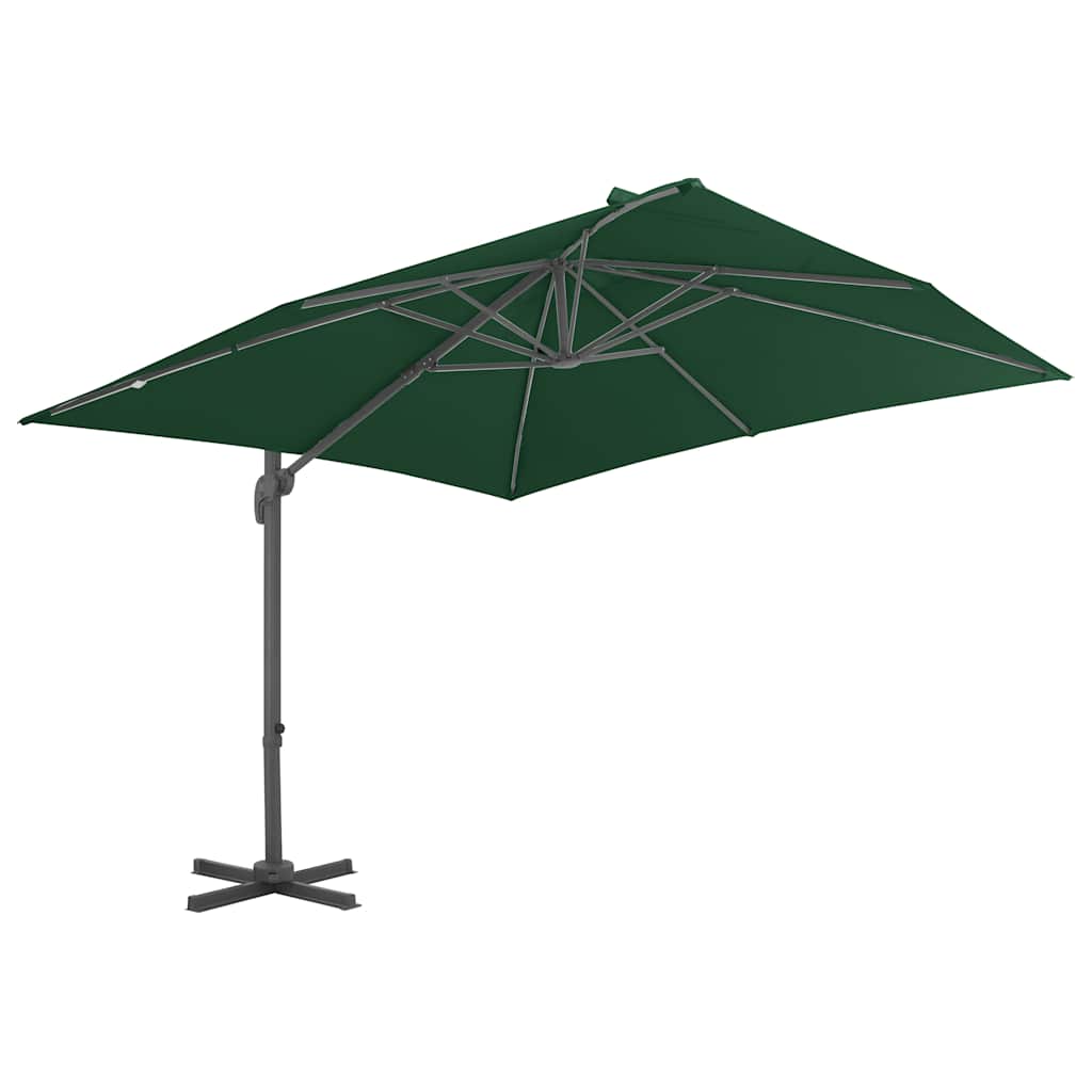 Ombrellone da Giardino con Base Portatile Antracite
