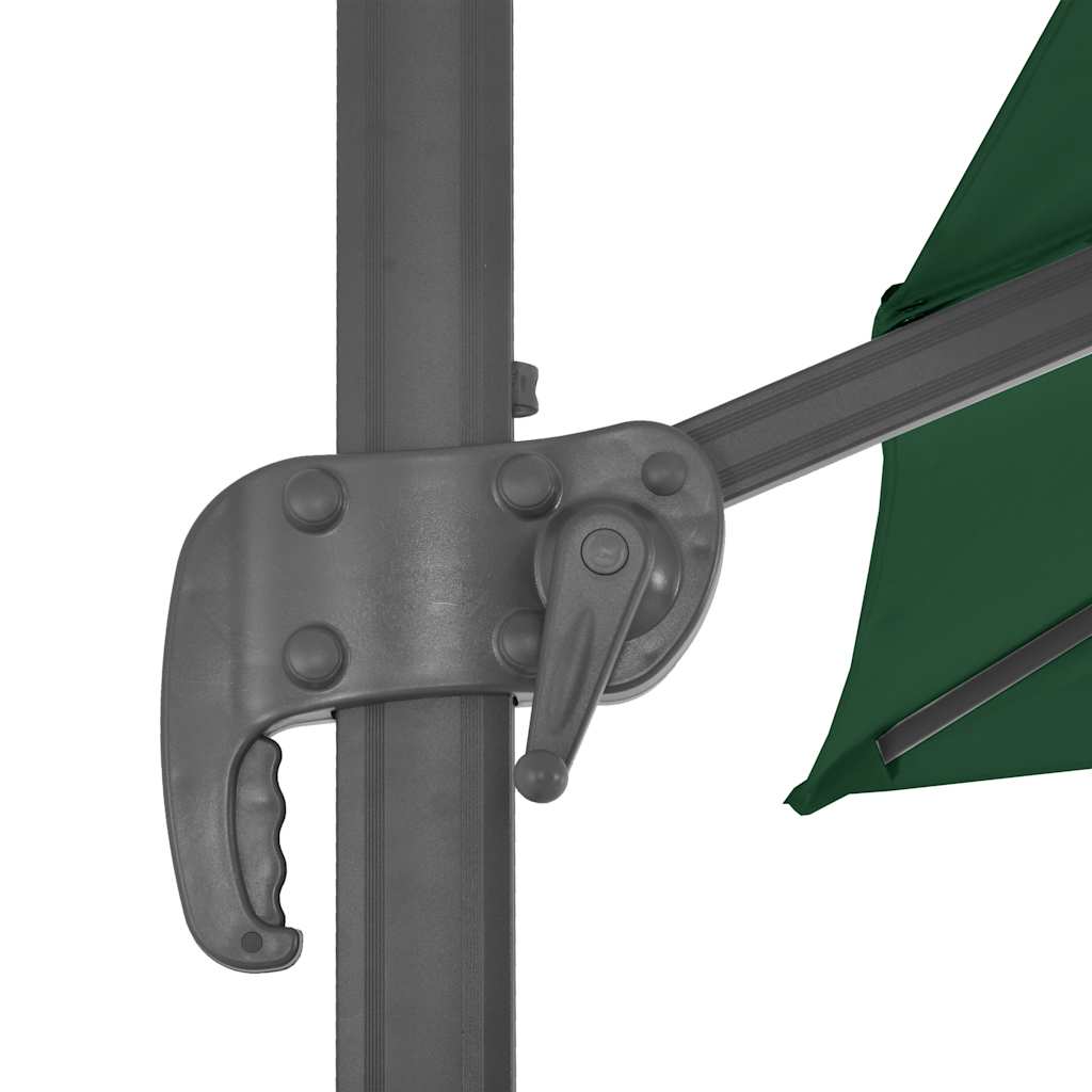 Ombrellone da Giardino con Base Portatile Antracite