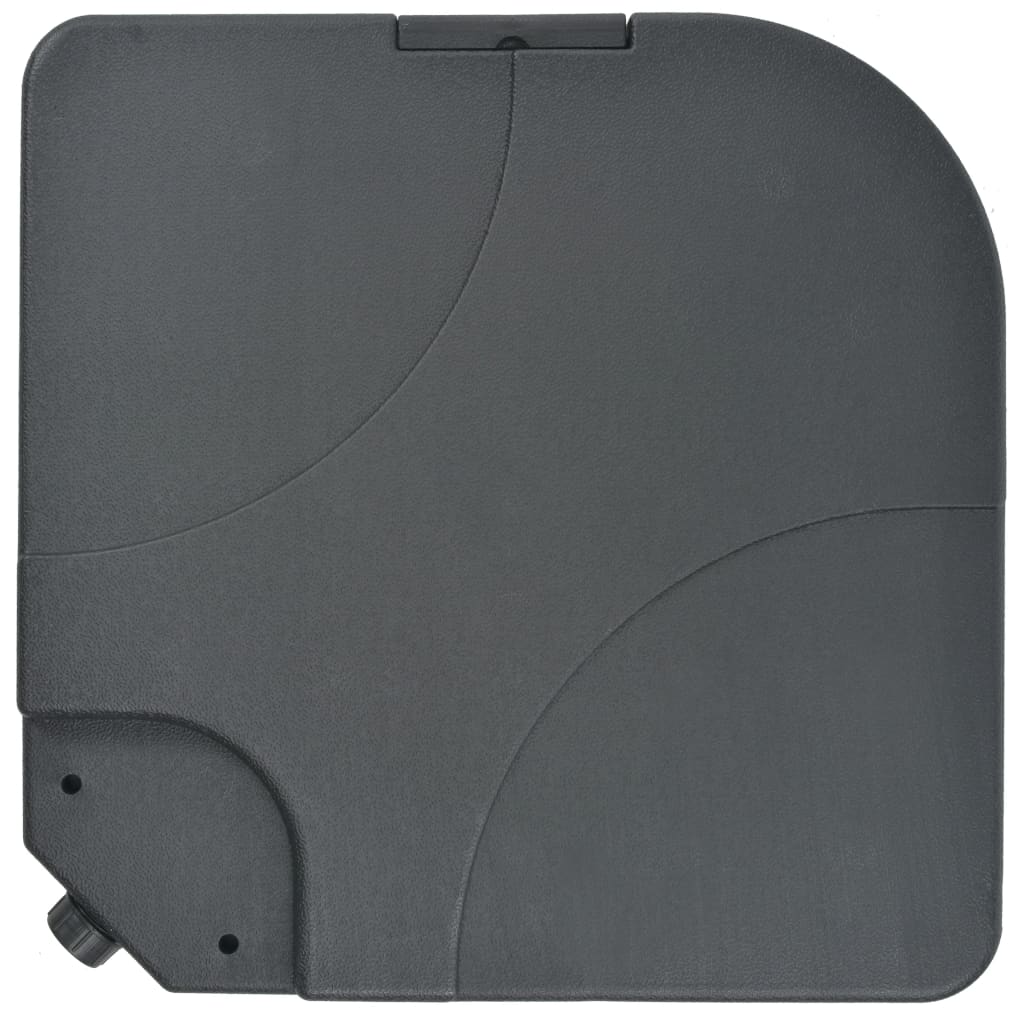 Parasole da Giardino con Base Portatile Antracite
