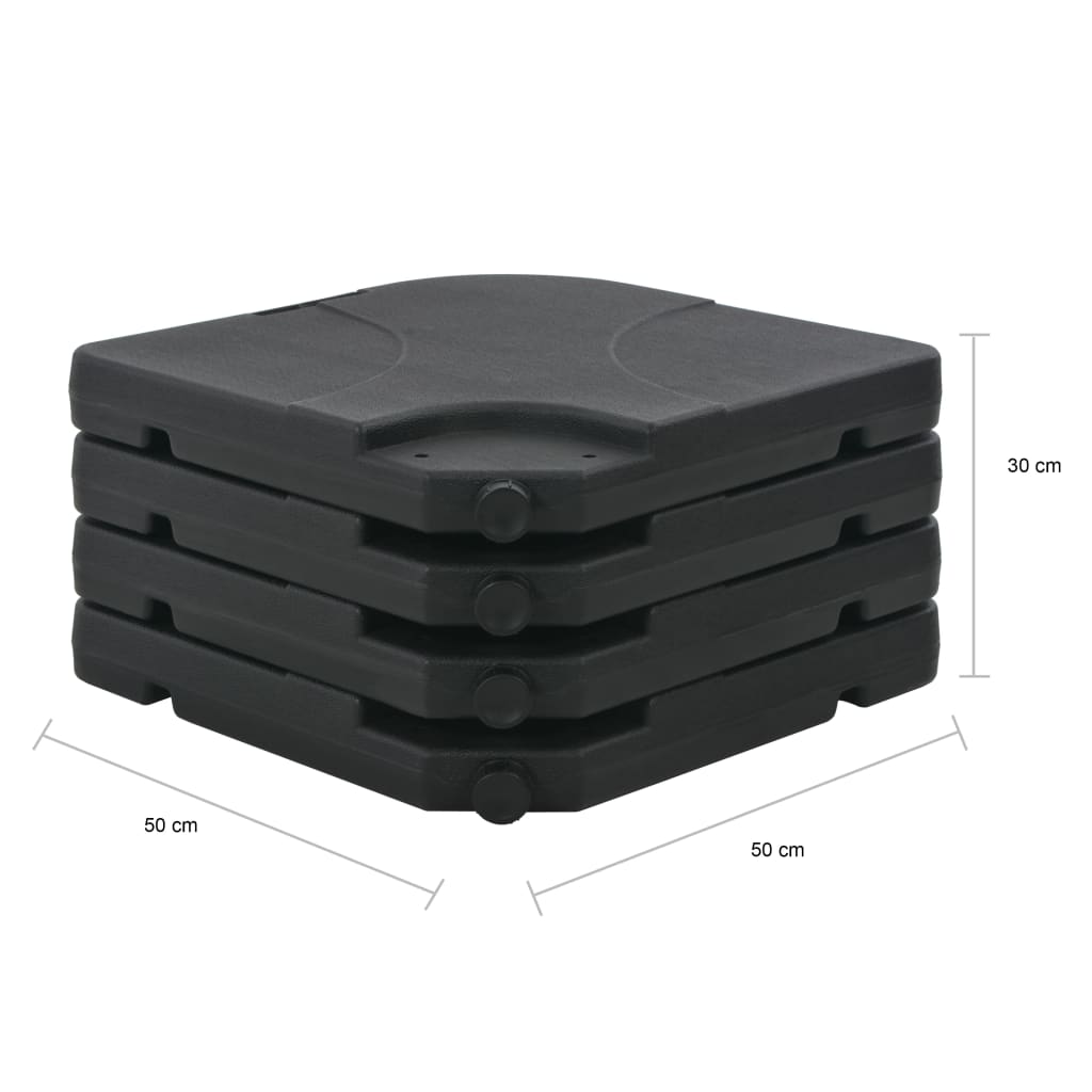 Ombrellone da Giardino con Base Portatile Tortora