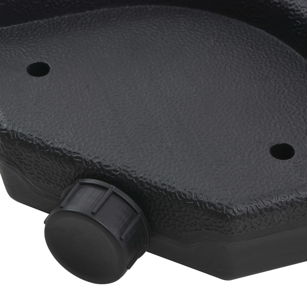 Ombrellone da Giardino con Base Portatile Tortora