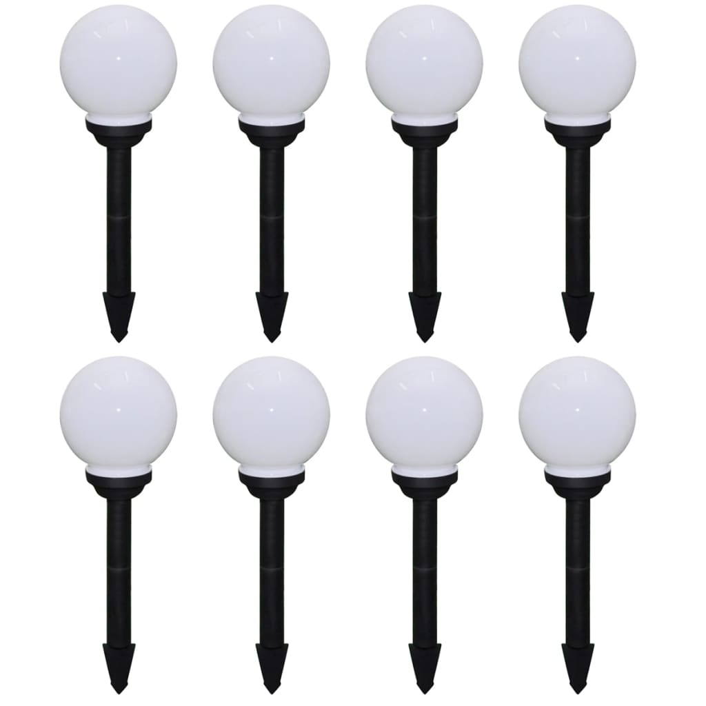 Lampade da Sentiero 8 pz LED 15 cm con Picchetto