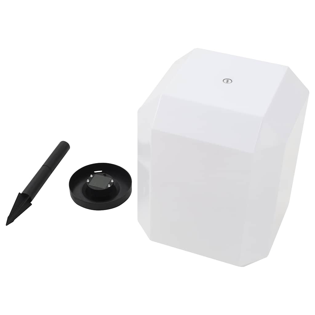 Lampade Solari da Esterni a LED 4 pz 30 cm Bianco