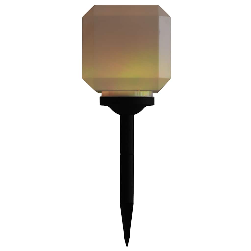 Lampade Solari da Esterni a LED 6 pz Cubiche 20 cm RGB