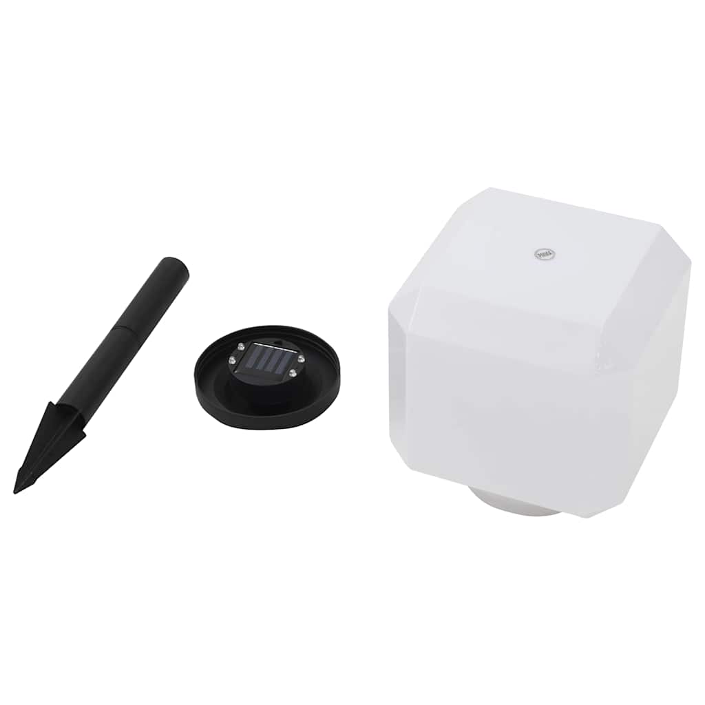 Lampade Solari da Esterni a LED 6 pz Cubiche 20 cm RGB