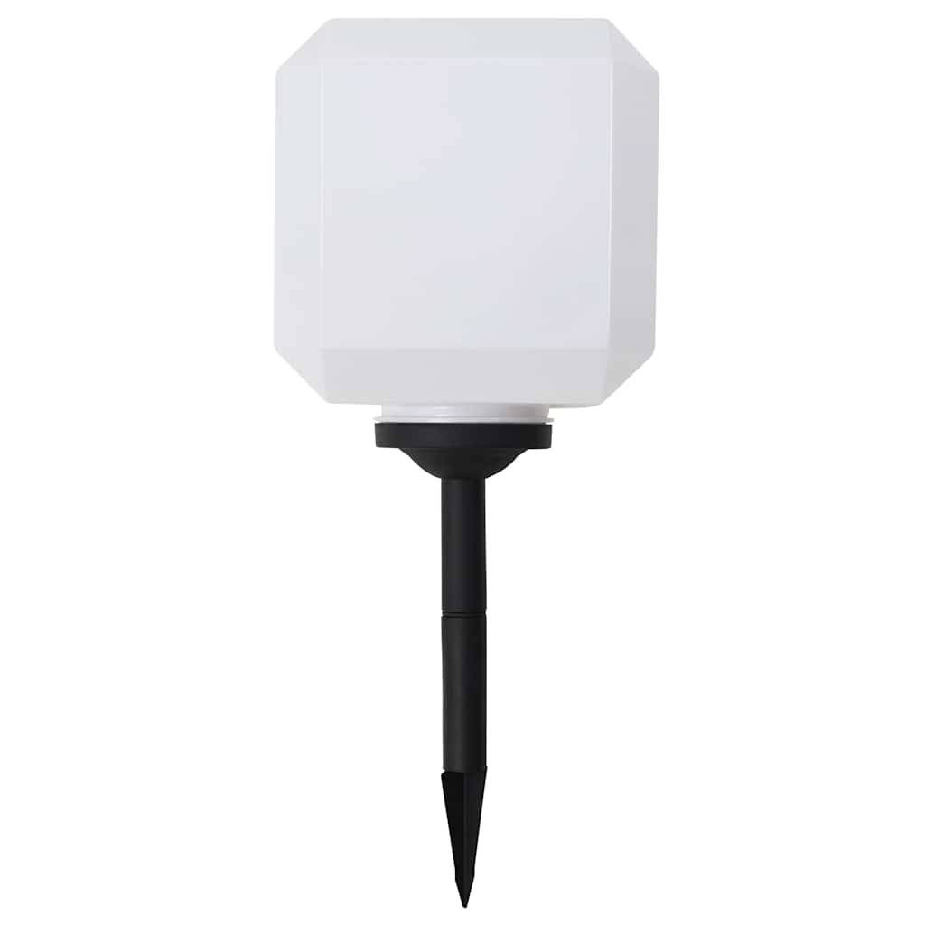 Lampade Solari da Esterni a LED 6 pz Cubiche 20 cm RGB