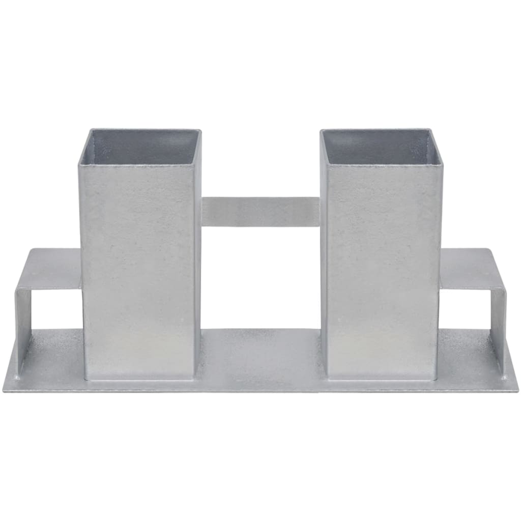 Aiuti per impilare legna 8 pz 34 x 10 x 15 cm Acciaio