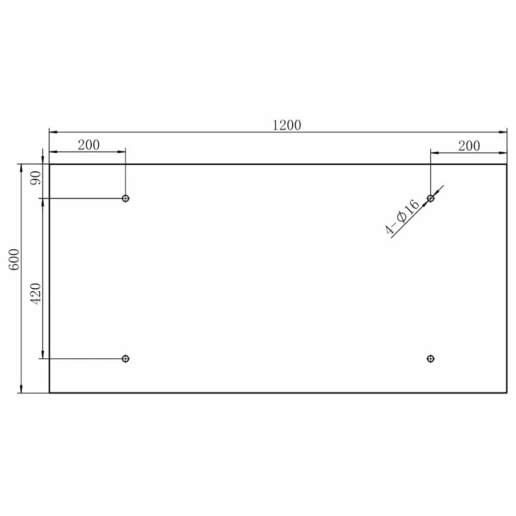 Pensilina Ingresso Vetro di Sicurezza VSG 240x60cm Acciaio Inox